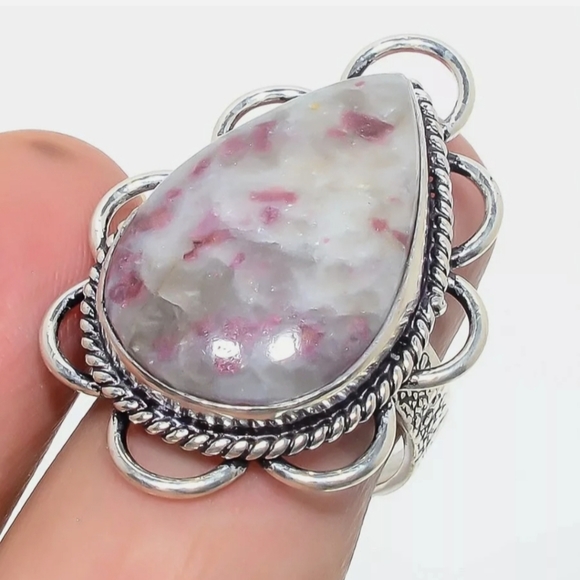 New Pink Tourmaline 925 Silver Ring. - Picture 15 of 15